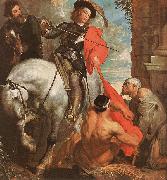 DYCK, Sir Anthony Van St Martin Dividing his Cloak f Germany oil painting reproduction